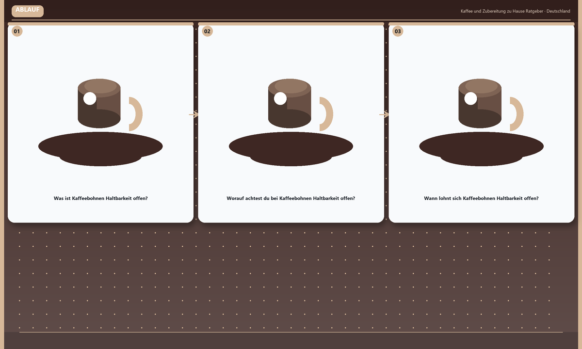 Kaffeebohnen Haltbarkeit offen – so geht's 2026